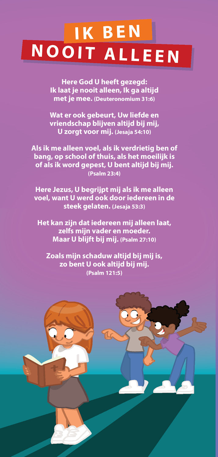 Proclamatiekaart Ik ben nooit alleen