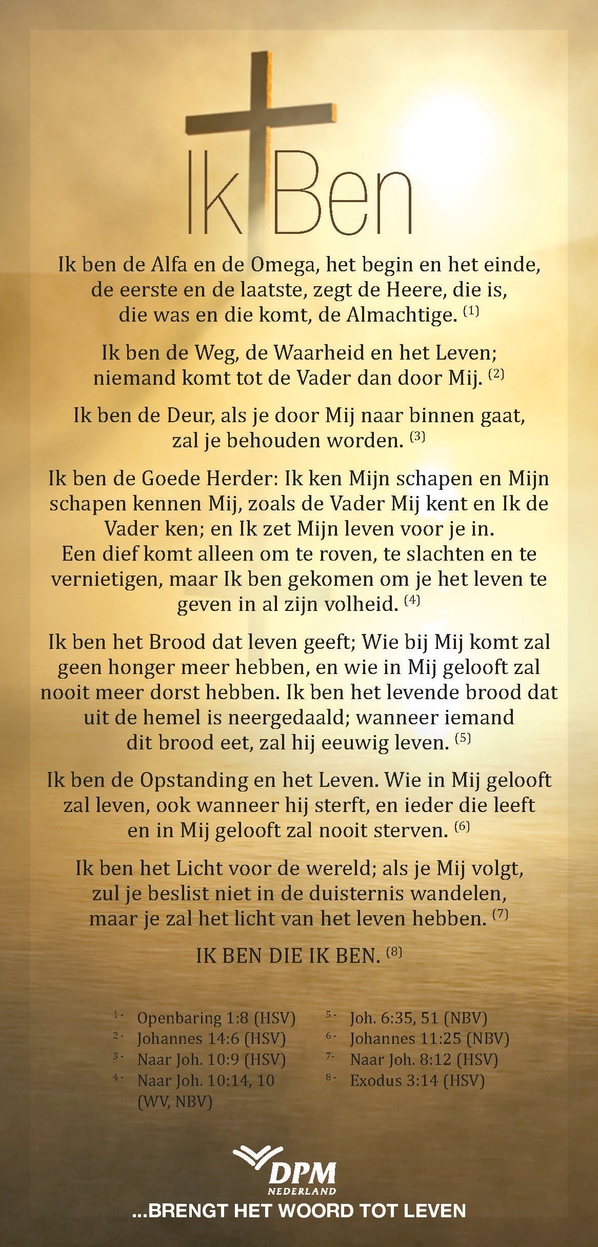 Proclamatiekaart Ik ben
