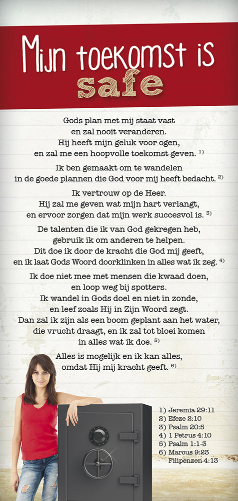 Proclamatiekaart Mijn toekomst is safe