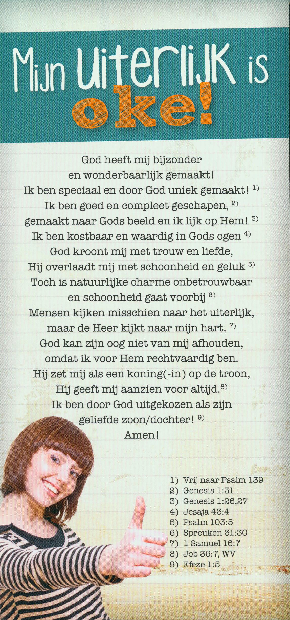 Proclamatiekaart Mijn uiterlijk is oké