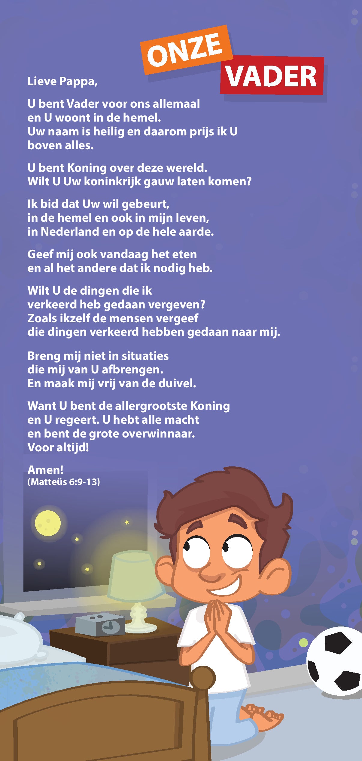 Proclamatiekaart Onze Vader