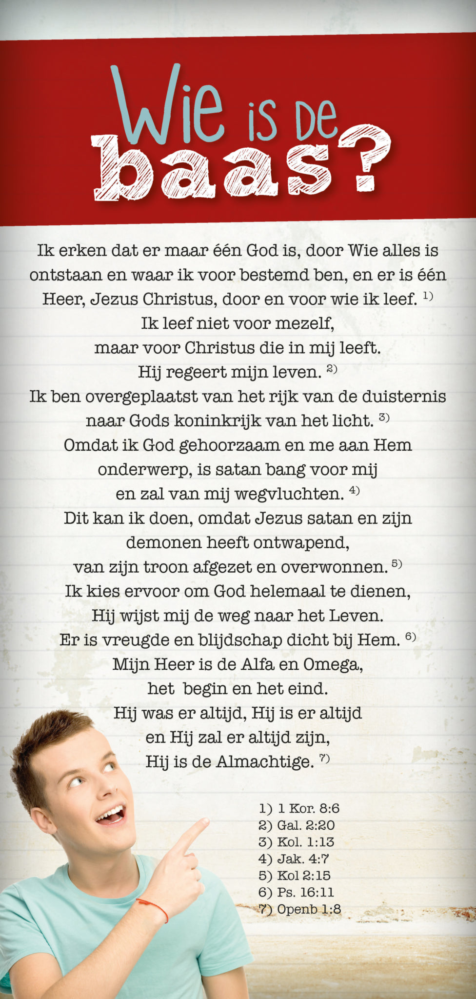 Proclamatiekaart Wie is de baas?